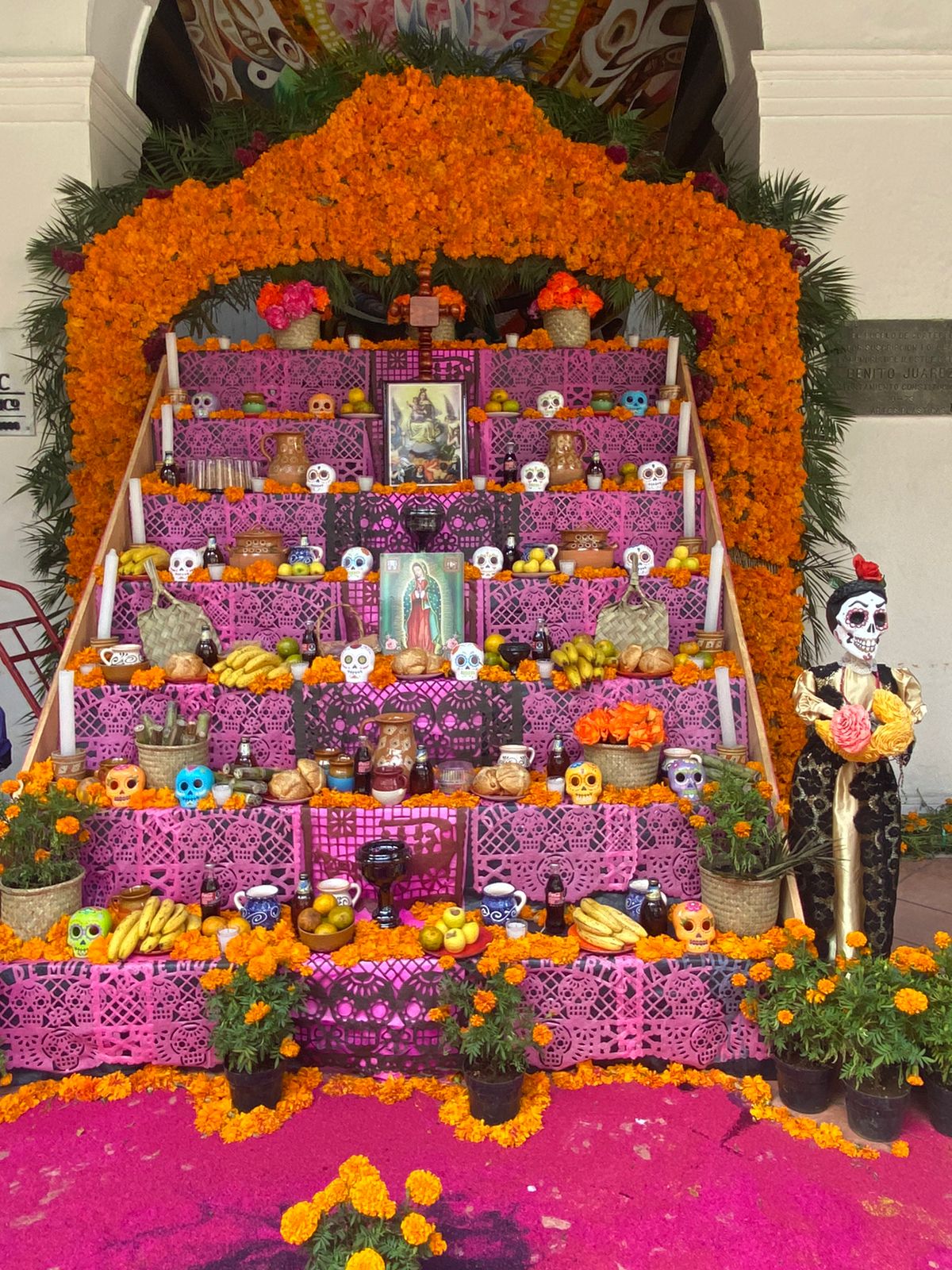 un altar en coatepec