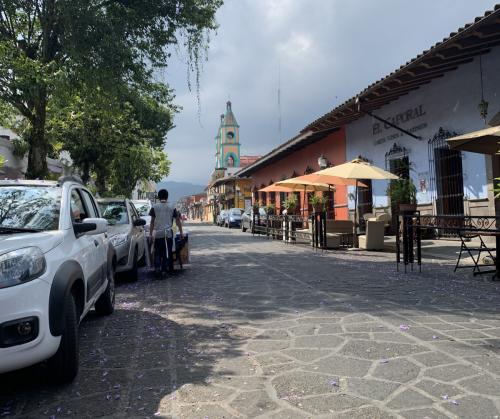 imagen de una calle de Coatepec 