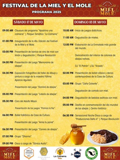 Festival de la Miel y el Mole 2025 en Teocelo, Veracruz
