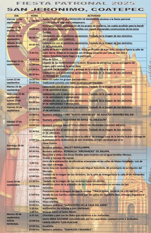 Fiesta de San Jerónimo 2025