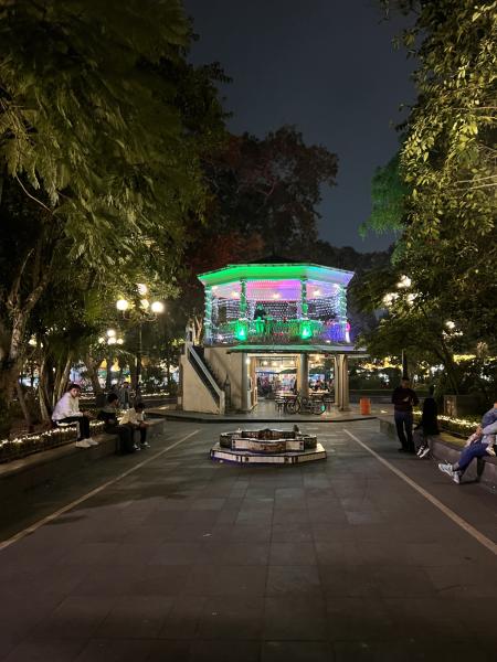 Kiosko de coatepec en navidad